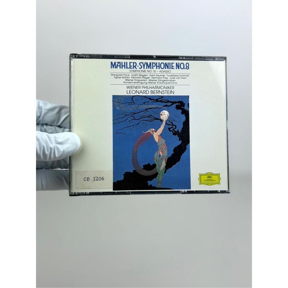 Bernstein MAHLER Symphony No. 8 & 10 - 2 CD Box Set DGG Deutsche Grammophon FE25